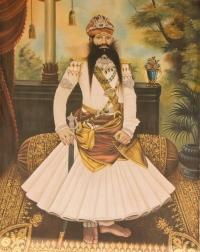 His Highness Hadendra Shiromani Hadadhiraja Maharajadhiraja Maharao Maharaja Shri Raghubir Singh ji Hada Chauhan Saheb Bahadur Of Bundi Kingdom